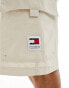 Tommy Jeans Aiden utility short in off white