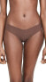 Фото #1 товара Commando 185249 Womens Classic Thong Panties Underwear Mocha Size Small/Medium