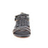 Фото #6 товара Bed Stu Claire F373004 Womens Black Leather Hook & Loop Strap Sandals Shoes