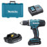 Фото #1 товара Makita Akku-Bohrschrauber 18V DDF453SYE mit 2x 1,5 Ah Akku + Lader im Koffer