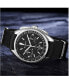 Men's Chronograph Lunar Pilot Archive Series Black Polyester Strap Watch 45mm