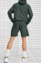 Фото #3 товара Sportswear Revival Fleece Short Hybrid Black Erkek Şort Siyah