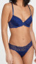 Calvin Klein 289648 Seductive Comfort Lace Lift Demi Bra, Space Blue 500, 32D