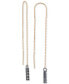 Tri-Tone 3-Pc. Set Crystal & Star Charm Hoop & Threader Earrings