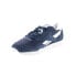 Reebok Classic Nylon Mens Blue Suede Lace Up Lifestyle Sneakers Shoes