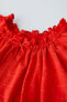 Фото #3 товара Платье из рельефной ткани ZARA