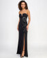 Фото #3 товара Juniors' Strapless Embellished Floral Gown