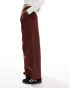 Fred Perry Cord wide leg trousers in rust