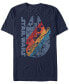 ფოტო #1 პროდუქტის Star Wars Men's Classic Rainbow Millennium Falcon Logo Short Sleeve T-Shirt