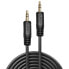 Lindy 10m Premium Audio 3.5mm Jack Cable - 3.5mm - Male - 3.5mm - Male - 10 m - Black