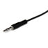 StarTech.com 1m Slim 3.5mm Stereo Extension Audio Cable - M/F - 3.5mm - Male - 3.5mm - Female - 1 m - Black