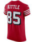 Фото #4 товара Men's George Kittle Scarlet San Francisco 49ers Alternate Vapor Elite Jersey