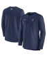 Фото #2 товара Men's Navy Seattle Mariners Authentic Collection Game Time Performance Half-Zip Top