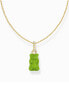 Фото #1 товара Thomas Sabo KE2209-414-6-L45V Gold-plated chain w. green Goldbears pendant