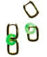Della — Convertible link jade earrings
