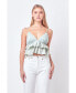 ფოტო #3 პროდუქტის Women's Mixed Media Cami Top