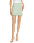 Фото #1 товара Emmie Rose Ruched Mini Skirt Women's Green M