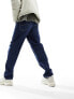 Фото #7 товара Lee Oscar relaxed tapered fit jeans in blue nostalgia dark wash