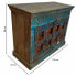 Sideboard Alexandra House Living Blue Mango wood 43 x 86 x 119 cm