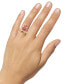 ფოტო #2 პროდუქტის Ruby (1-1/2 ct. t.w.) & Diamond (1/4 ct. t.w.) Flower Statement Ring in 14k Gold