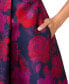 ფოტო #5 პროდუქტის Women's Floral Jacquard High-Low-Hem Dress