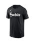 Фото #3 товара Men's Luis Robert Black Chicago White Sox City Connect Name and Number T-shirt
