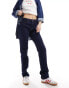 Фото #2 товара Stradivarius STR comfort fit straight leg jean in dark blue