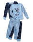Фото #1 товара Infant Boys Mix n Match Blast Off To Bed Long Sleeve Top and Jogger 4 Piece Pajama Set