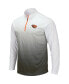 Фото #4 товара Men's Gray Oregon State Beavers Magic Team Logo Quarter-Zip Jacket