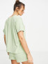 Фото #2 товара ASOS DESIGN lounge mix & match super soft tee in sage