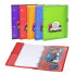 Фото #2 товара CARCHIVO Dune 4 ring binder 20 mm rigid polypropylene DIN A4 with replacement 100 h rubber band and trim