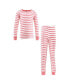 ფოტო #7 პროდუქტის Baby Boys Cotton Pajama Set, Coral Stripe