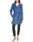 Фото #3 товара Tahari Ella Wool-Blend Overcoat Women's Blue M