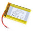 Фото #1 товара Электроника Akyga Аккумулятор Li-Pol 980mAh 1S 3,7V - разъем JST-BEC + разъем - 50x34x6 мм.