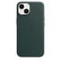 Фото #4 товара Apple iPhone 14 Leather Case with MagSafe - Forest Green, Cover, Apple, iPhone 14, 15.5 cm (6.1"), Green