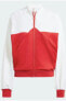 Фото #5 товара Спортивная толстовка Adidas TİRO женская красно-серая с молнией