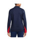 Фото #2 товара Women's Navy USMNT 2024 Strike Drill Performance Quarter-Zip Pullover Top