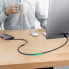 Фото #3 товара Przedłużacz kabla przewodu USB-C 100W 10Gb/s 1m czarny