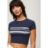 SUPERDRY Vintage Stripe Crop T-shirt