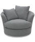 Фото #2 товара CLOSEOUT! Gympson Fabric Swivel Chair, Created for Macy's
