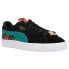 Фото #2 товара Puma X Poison Ivy Floral Lace Up Womens Black Sneakers Casual Shoes 387188-01