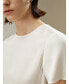 ფოტო #2 პროდუქტის Women's Basic Silk T Shirt