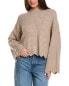 3.1 Phillip Lim Scalloped Wool & Alpaca-Blend Sweater Women's Brown Xs