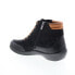 Фото #6 товара Ziera Arlo ZR10214BCPHG Womens Black Wide Leather Lace Up Casual Dress Boots