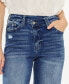 Women's High Rise Criss-Cross Straight Jeans