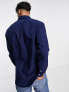 Фото #3 товара Polo Ralph Lauren player logo slim fit poplin shirt button-down in navy