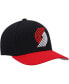 ფოტო #3 პროდუქტის Men's Black, Red Portland Trail Blazers MVP Team Two-Tone 2.0 Stretch-Snapback Hat