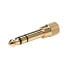 ROLINE GOLD Stereo Adapter 6.35 mm Male - 3.5 mm Female - 6.35 - 3.5 - Gold