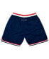 ფოტო #4 პროდუქტის Men's Navy Cleveland Buckeyes Replica Mesh Shorts
