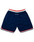 Men's Navy Cleveland Buckeyes Replica Mesh Shorts